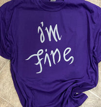 Load image into Gallery viewer, IM FINE / SAVE ME shirt
